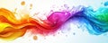 Vibrant colorful background with dynamic flowing lines