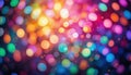 Vibrant Colorful Bokeh Lights Background Royalty Free Stock Photo