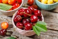 A vibrant and colorful cherry, bursting with sweet juiciness