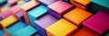 Vibrant Colorful Cubes In Dynamic Abstract Formation Royalty Free Stock Photo