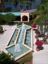 Courtyard fountian Coronado Springs Disney Resort Florida Royalty Free Stock Photo