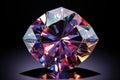 Vibrant Colorful diamond. Generate Ai
