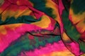 Vibrant colorful fabric