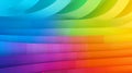 Multicolored Image of a Rainbow Background