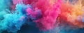 vibrant colorfull elegant smoke background