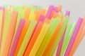 Vibrant colors drinking straws plastic type Royalty Free Stock Photo