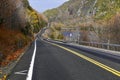 Vibrant colors of Fall foliage in the Adirondack mountains Royalty Free Stock Photo