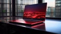 vibrant computer red