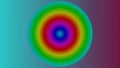 Vibrant concentric circles create a mesmerizing rainbow gradient effect Royalty Free Stock Photo