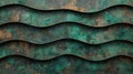 Vibrant copper and turquoise abstract background