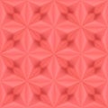 Vibrant Coral Geometric Pattern Background Royalty Free Stock Photo