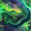 Vibrant Cosmic Swirls: A Mesmerizing Abstract Universe