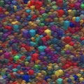 Vibrant cubic mosaic in three-dimensional space Royalty Free Stock Photo