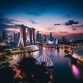 Vibrant and Culturally Diverse Cityscape of Singapore