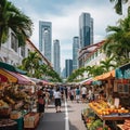 Vibrant and Culturally Diverse Cityscape of Singapore