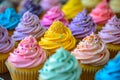 Vibrant Cupcake Delights: Sweet Temptations.