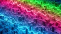 Colorful 3D Abstract Data Visualization with Cubes and Waveform image photo Royalty Free Stock Photo