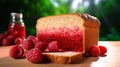 Vibrant 3d Ar Image: Whole Wheat Bread And Raspberry Jelly