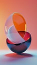 Vibrant 3d gradient spiral abstract artwork showcasing modern web design trends and color patterns