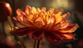 Vibrant dahlia bouquet, beauty in nature decor generated by AI