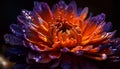 Vibrant dahlias bloom, adding color to gardens generated by AI
