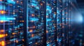 Data Center Server Racks: The Backbone of Modern Cloud Computing Infrastructure Royalty Free Stock Photo