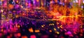 Vibrant Data Visualization with Colorful Patterns and Graphs Representing Digital Information Flow, copy space for text Royalty Free Stock Photo