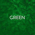 Deep Green Abstract Texture Background