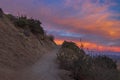 Vibrant Desert Sunset Landscape In Arzona