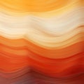 Vibrant Desertwave: Abstract Orange And Cream Colored Background