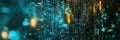 A vibrant digital backdrop features an intricate array of padlocks and keys, symbolizing security and access in a tech