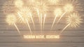 Happy New Year Fireworks Celebration Royalty Free Stock Photo