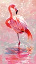 Vibrant digital painting AI created