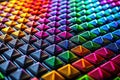 Abstract Colorful Pyramids Pattern Modern Geometric Design Royalty Free Stock Photo