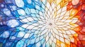 Vibrant Diversity: A Multicolored Mandala of Inclusivity