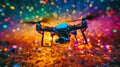 Vibrant drone explosion captured in stunning detail with Sony A9