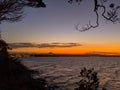 A vibrant dusk afternoon in Noosa Royalty Free Stock Photo