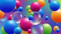 Abstract Colorful Spheres Background Royalty Free Stock Photo