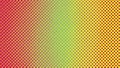 Vibrant and dynamic abstract background featuring a diagonal gradient transition across a repeating halftone dot pattern texture Royalty Free Stock Photo