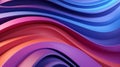 A vibrant and dynamic abstract background with flowing and colorful wavy lines. Generative ai