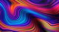 A vibrant and dynamic abstract background with fluid and curvaceous lines. Generative ai