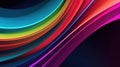 Neon Lights - Abstract Colorful Curve Speed Background with Lines Royalty Free Stock Photo