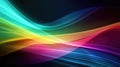 Neon Lights - Abstract Colorful Curve Speed Background with Lines Royalty Free Stock Photo