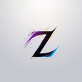 Minimalistic Logo Design With Stylized Z Letter For Marketing Agency