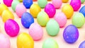 Vibrant Easter Eggs with Intricate Patterns Royalty Free Stock Photo