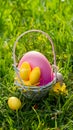 Vibrant Easter eggstravaganza celebrating the spirit of springtime joy Royalty Free Stock Photo