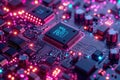 Vibrant Electric Circuitry