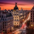 Vibrant Energy of Madrid