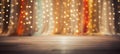 Vibrant entertainment backdrop with blurred bokeh, dynamic spotlights, and playful symbols