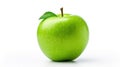 Vibrant Essence: Green Apple in Solitude